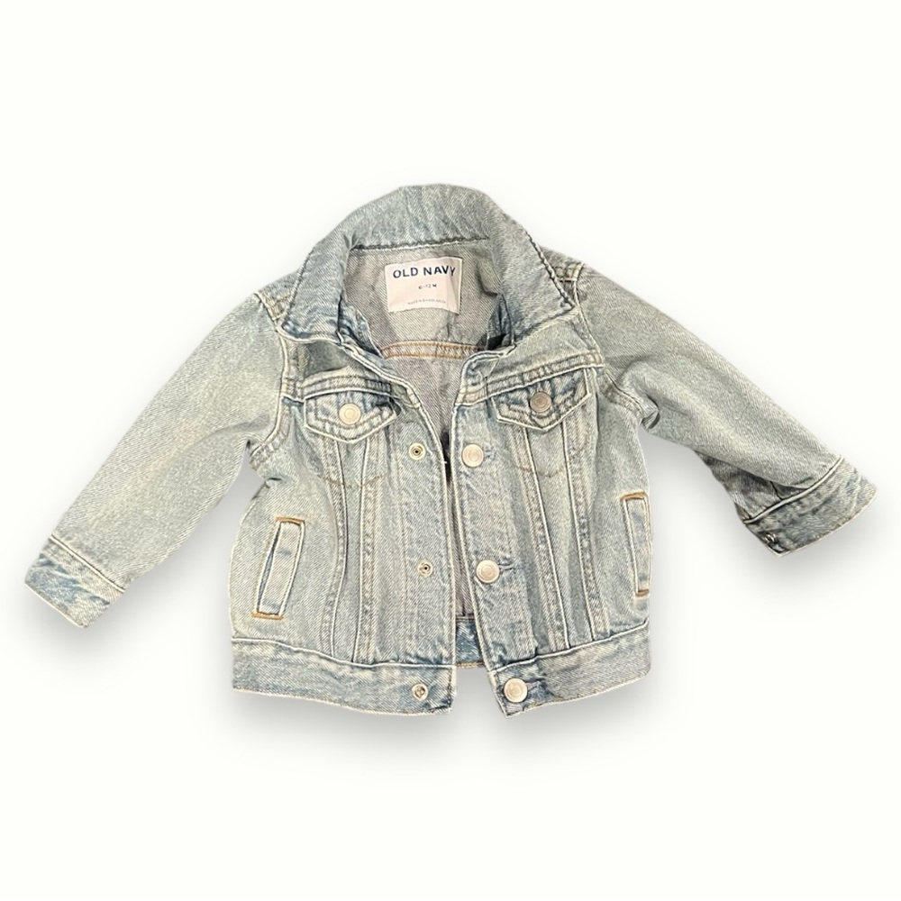 Old Navy Light Wash Denim Baby Jacket